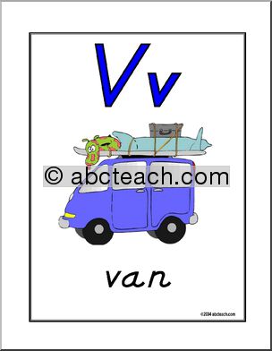 Poster: Manuscript – Vv (DN-Style Font)