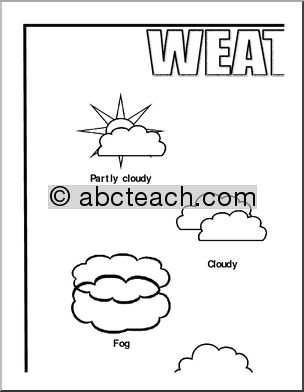 Large Poster: Weather (b/w)