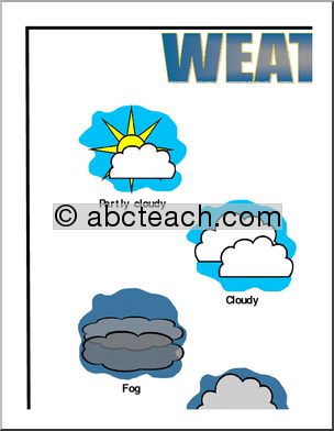 Large Poster: Weather (color)