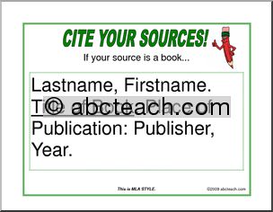 Poster: Cite Your Sources