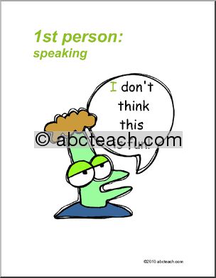 Posters: Grammar: Concept of “Person”