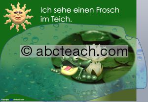 PowerPoint: Reading: Herr Frosch (pre-k/primary)