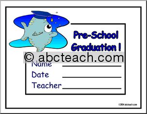 Certificate: Pre-School Graduate