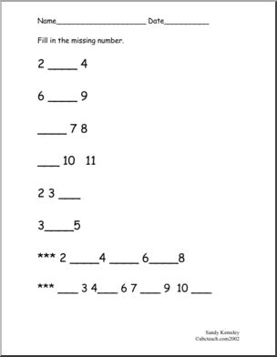 Worksheet: Easy Math 2