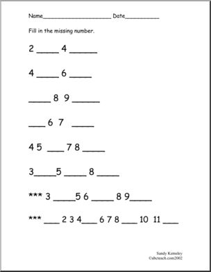 Worksheet: Easy Math 4