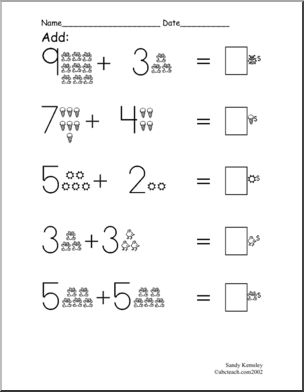 Worksheet: Easy Math 4 | Abcteach