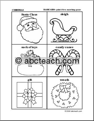Worksheet Set: Christmas Theme (preschool/primary)