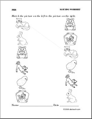 Worksheet Set: Pet Theme | Abcteach