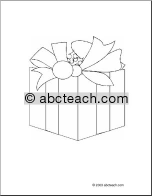 Coloring Page: Present