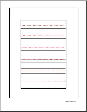 Border Paper: Blank (primary lines)