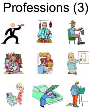Interactive: Notebook: French: Professions (audio) 3/4