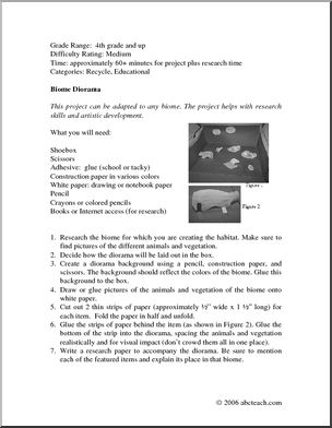 Project: Make a Biome Diorama (elem/upper elem)