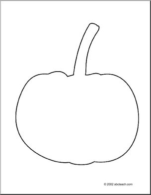 Shapebook: Pumpkin (blank)