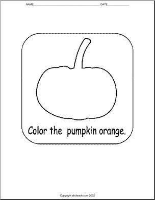 Pumpkins & Directions (preschool)’