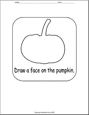 Pumpkins & Directions (preschool)' I abcteach.com