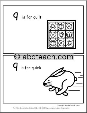 Q Words’ ABC Booklet