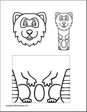 Craft: Paper Roll Pal -Raccoon (preschool/ primary)