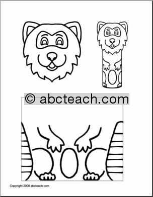 Craft: Paper Roll Pal -Raccoon (preschool/ primary)