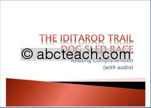 PowerPoint: PowerPoint Presentations with Audio: The Iditarod