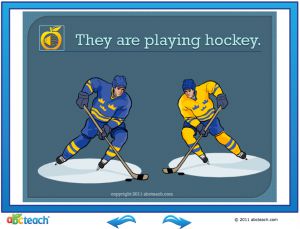 Interactive: Notebook: Sports: Early Reader Comprehension (with audio)