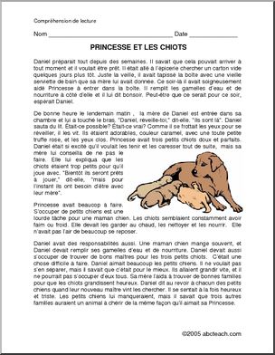French: Princess et les chiots