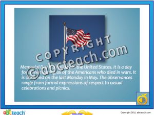 Interactive: Notebook: Reading Comprehension (with audio): Memorial Day