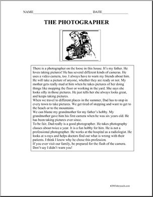 Fiction: The Photographer (upper elementary)
