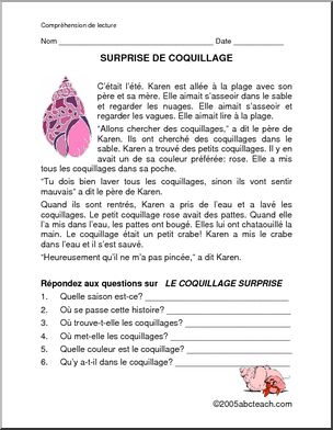 French: Surprise de Coquillage