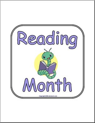 Sign:  Reading Month