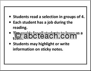 Reading Strategies: Reciprocal Learning Posters (b/w)