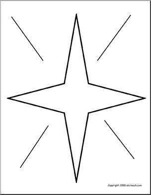 Coloring Page: Christmas – Star