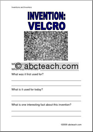 Report Form: Invention – Velcro