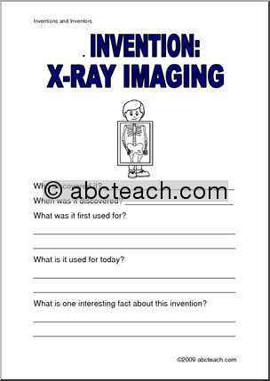 Report Form: Invention – X-Ray Imaging