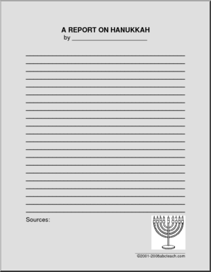 Report Form: Hanukkah