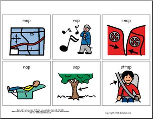 Rhyming Cards with pictures (set 8)