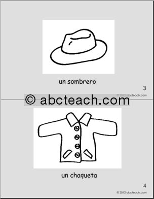 Spanish Booklet: Vocabulario- La Ropa – Clothing