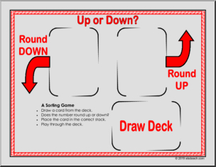 Rounding Game with Playing Cards