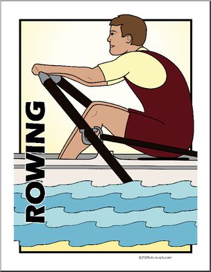 Poster: Sports – Rowing (color)