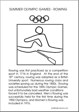 Olympic Events: Rowing