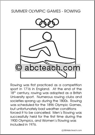 Olympic Events: Rowing