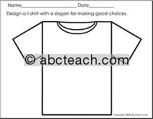 Project: Make Good Choices T-Shirt (multi-age)