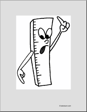Coloring Page: Ruler