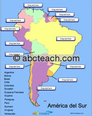 Interactive: Notebook: Spanish: Mapa: AmÃˆrica del Sur