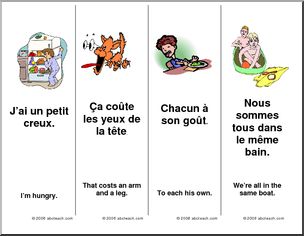 French: Bookmarks – expressions set 2 – 2