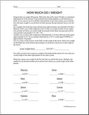 Lab: Gravity (upper elem)