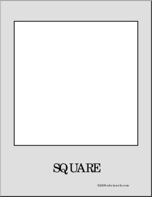 Coloring Page: Square