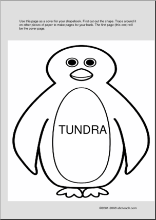 Shapebook: Tundra Penguin (cover)