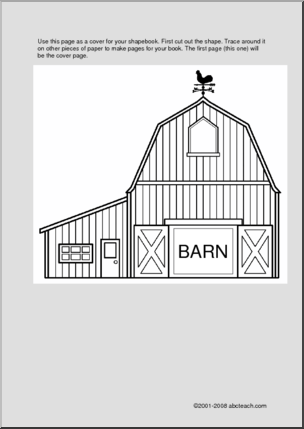 Shapebook: Barn (cover)