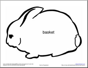 Easter Bunny Shapebook