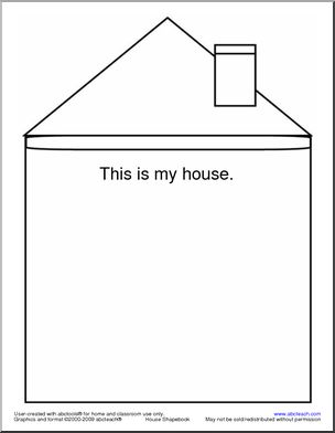 Shapebook: My House (pre-k/primary)